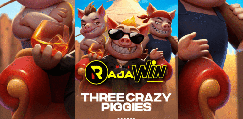 Panduan trik menang bermain slot online Three Crazy Piggies PG Soft hari ini.