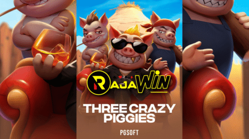 Panduan trik menang bermain slot online Three Crazy Piggies PG Soft hari ini.
