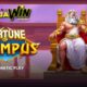 Tampilan slot Fortune of Olympus Pragmatic Play bertema keagungan Dewa Zeus dan Gunung Olympus