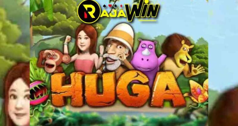 Tampilan slot Huga Joker Gaming bertema petualangan suku rimba dan manusia purba