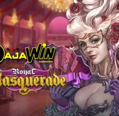 Tampilan slot Masquerade Joker Gaming bertema pesta topeng Venesia yang mewah dan misterius