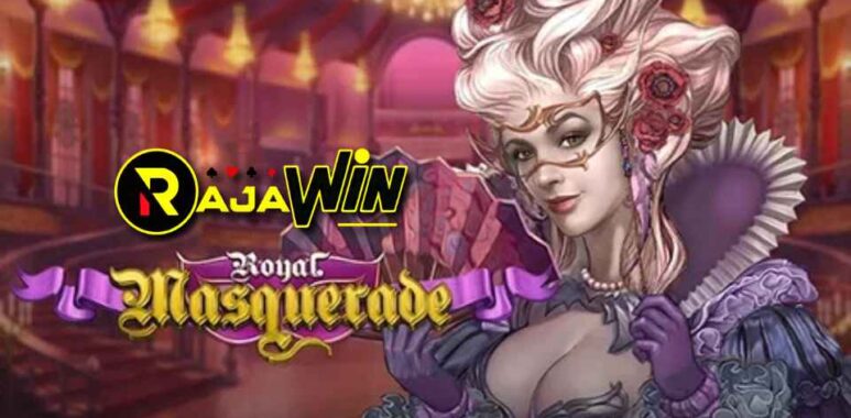 Tampilan slot Masquerade Joker Gaming bertema pesta topeng Venesia yang mewah dan misterius
